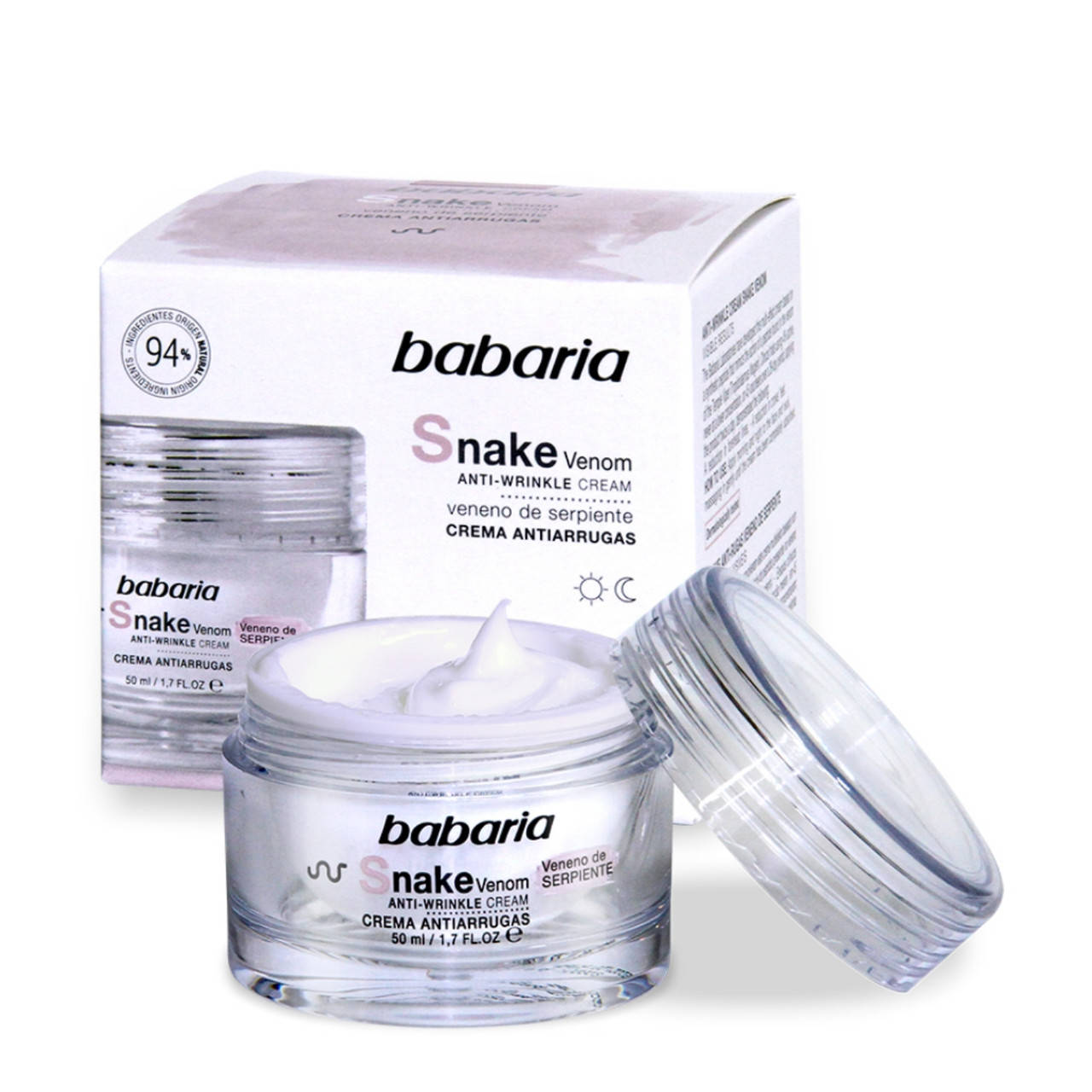 

Крем для лица со змеиным ядом антивозрастной Babaria Snake Venom Cream 50 мл Испания