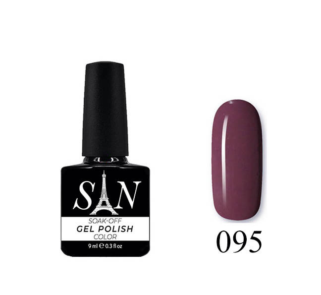 

Гель лак для ногтей SAN gel soak-off 9 мл №095