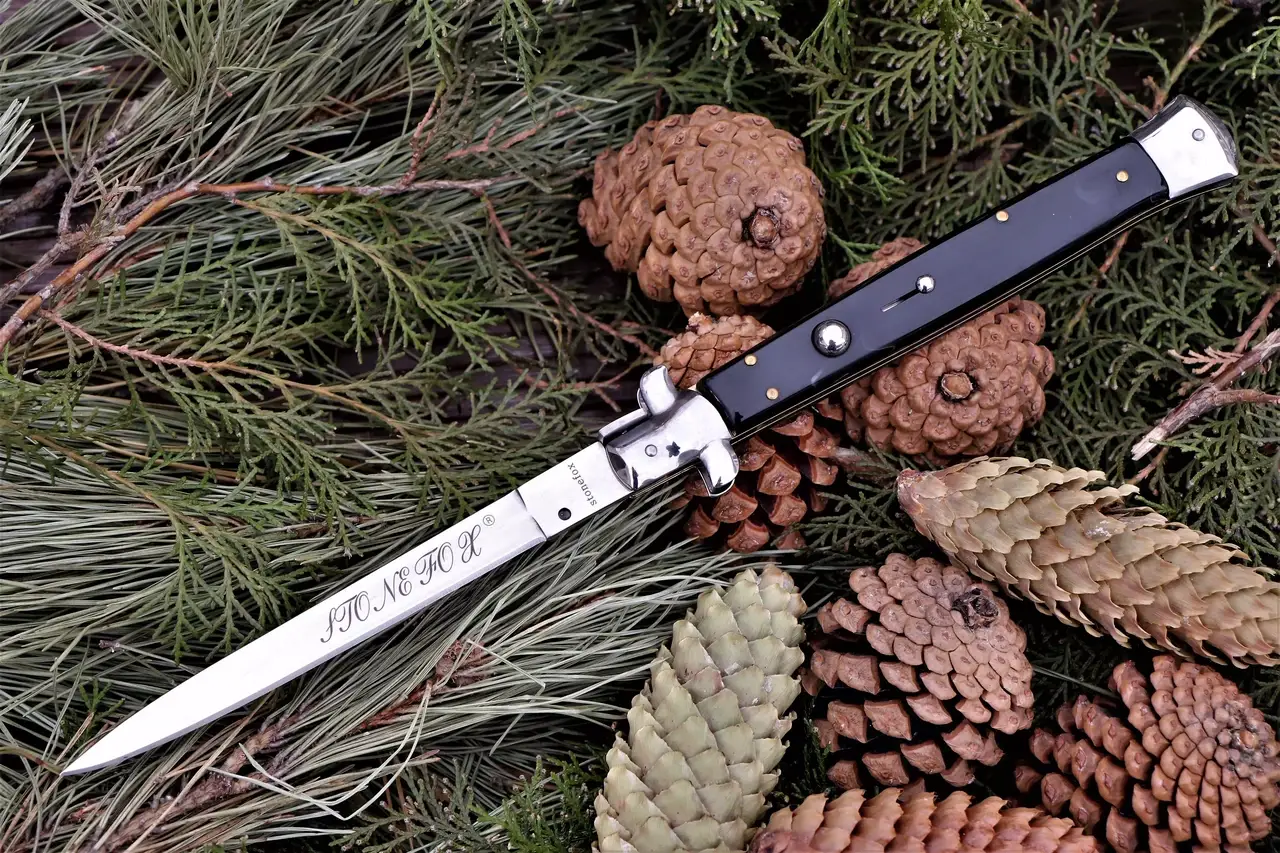 

Нож стилет AGA Campolin 13″ Picklock Automatic Italian Stiletto - china, Черный
