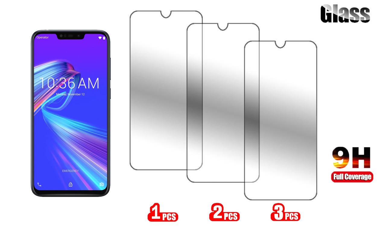 

Защитное стекло Asus ZenFone Max M2 ZB633KL комплект 3 шт, Прозрачный