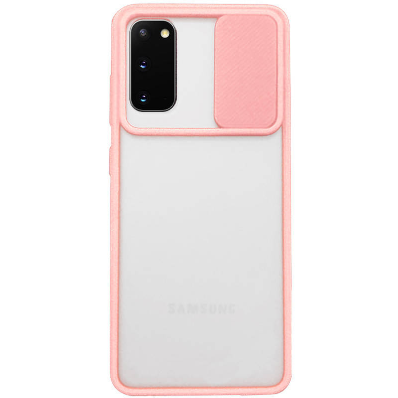 

Чехол со шторкой на камеру для Samsung Galaxy S20 (Розовый)