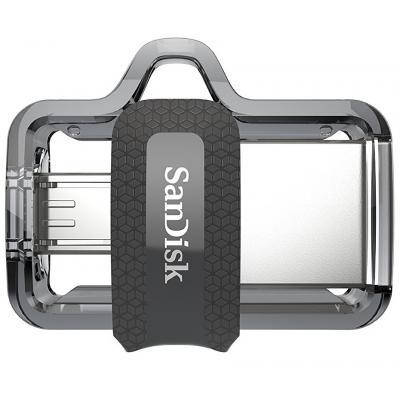 

USB флеш накопитель SanDisk 64GB Ultra Dual Black USB 3.0 OTG (SDDD3-064G-G46), Черный