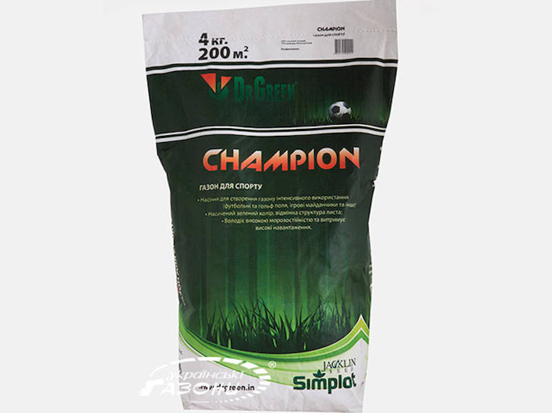 

Газонная трава Champion Dr. Green Jacklin Seed 4 кг