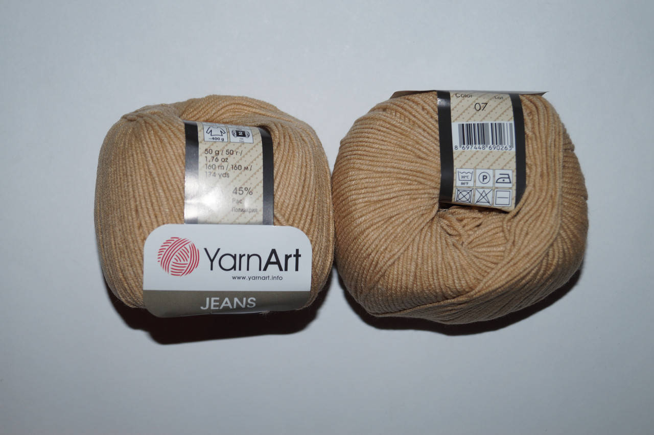 

YarnArt Jeans - 07 беж