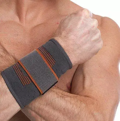 

Напульсник эластичный ST-958 Sibote L/XL Серо-оранжевый (35488022)