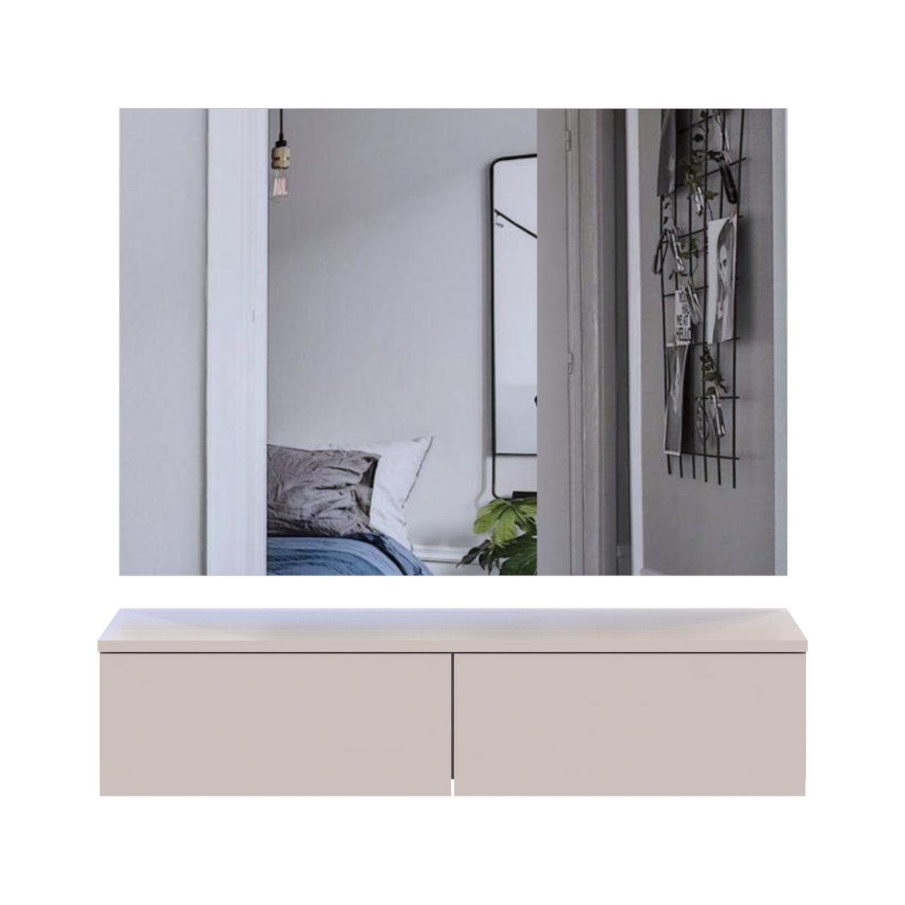 Комплект меблів Doros Левія + дзеркало Кашемір 100х32х100 (42005237) 6