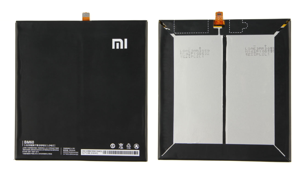 

Оригинальный аккумулятор ( АКБ / батарея ) BM60 для Xiaomi MiPad 1 6700mAh