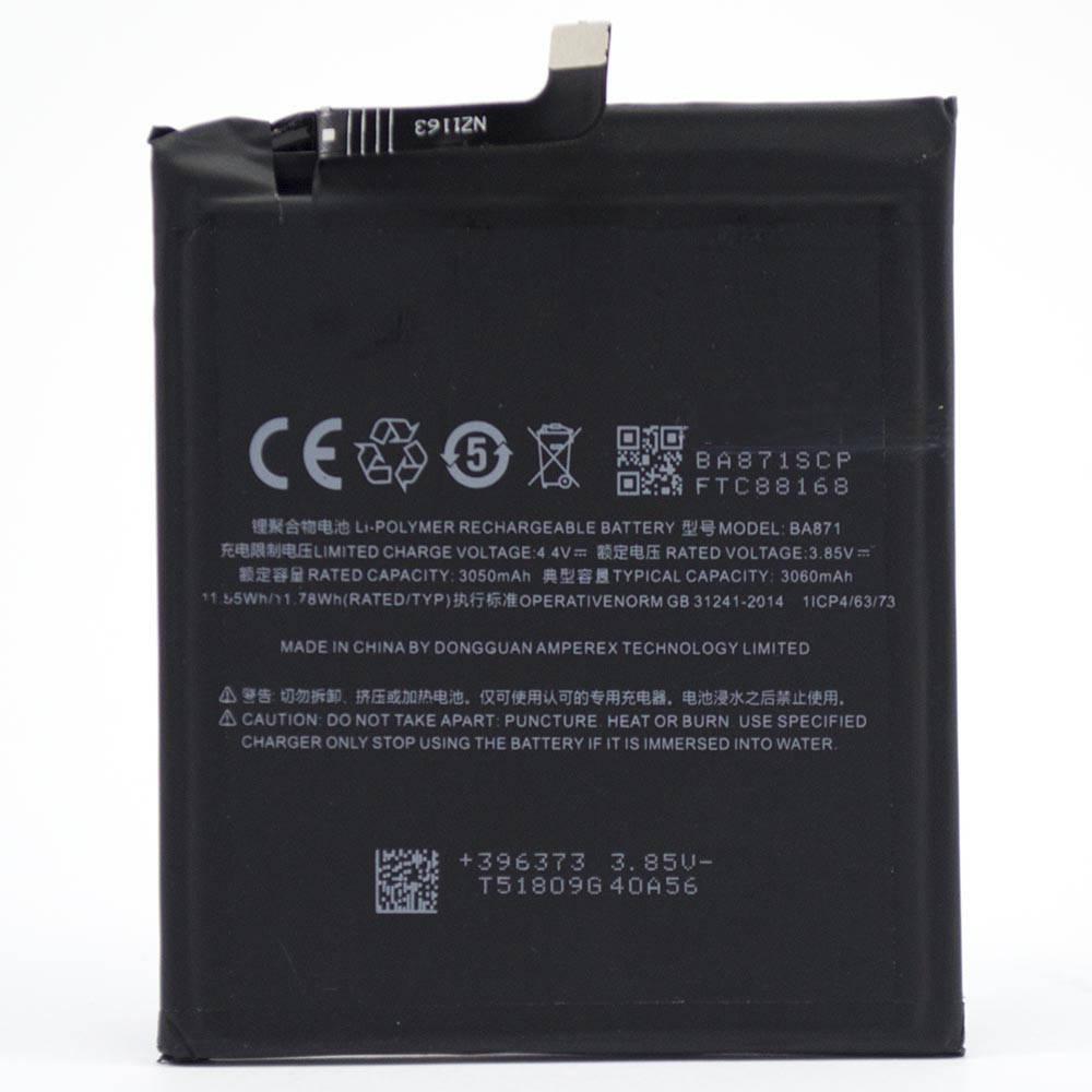 

Аккумулятор BA871 для Meizu 15 Lite (Original) 3060мAh