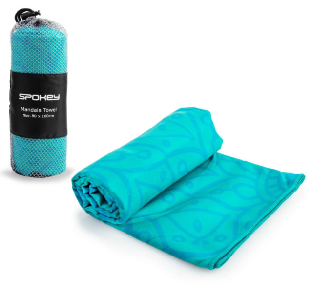 

Спортивное полотенце Spokey Mandala 80х160 см Синее (926049)