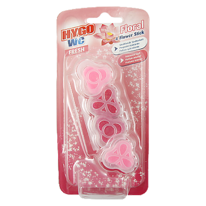 

Підвіска для унітазу Хюго квіткова свіжість Hygo wc fresh floral 48g 26шт/ящ (Код : 00-00011021)