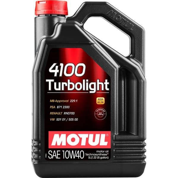 

Моторное масло Motul 4100 10/40 TurboLight, 5л