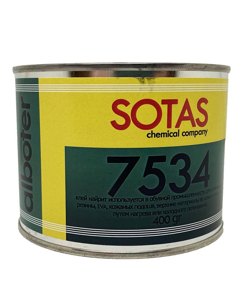 

Клей для обуви наирит ALBOTER 7534 (SOTAS) 0.4 кг