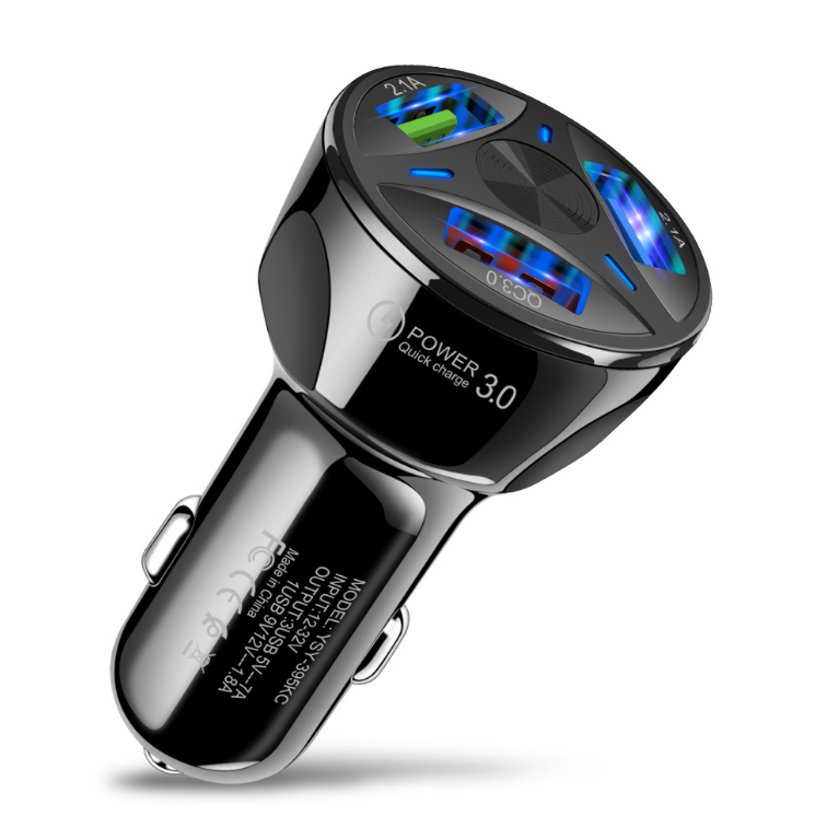 

Автомобильное зарядное устройство Quick Charge 3.0 USB 3 port UI6523 Черный