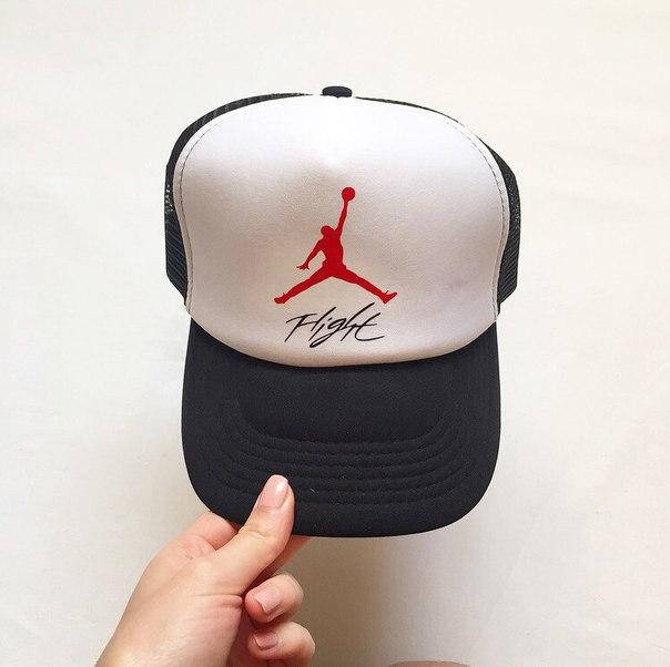 

Спортивная кепка Jordan, Джордан, тракер, летняя кепка, мужская,женская,черного и белого цвета,, Черный