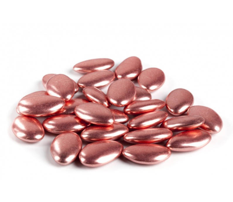 

Миндаль в шоколаде с металлизированным блеском розовый Buratti, Италия