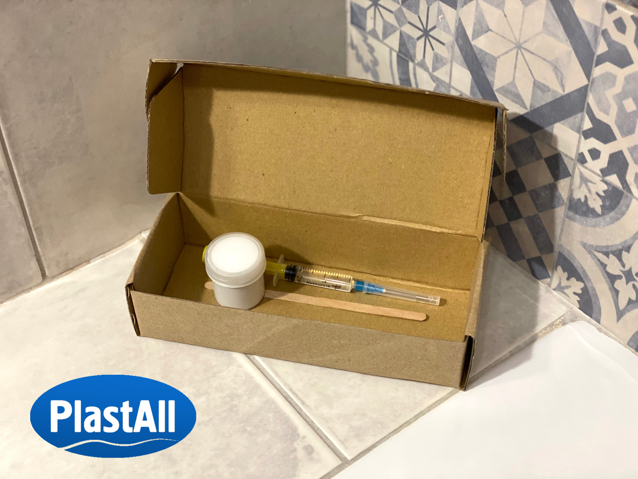

Plastall Mini ремкомплект для ремонта сколов и трещин на ванне, greenpharm, Белый