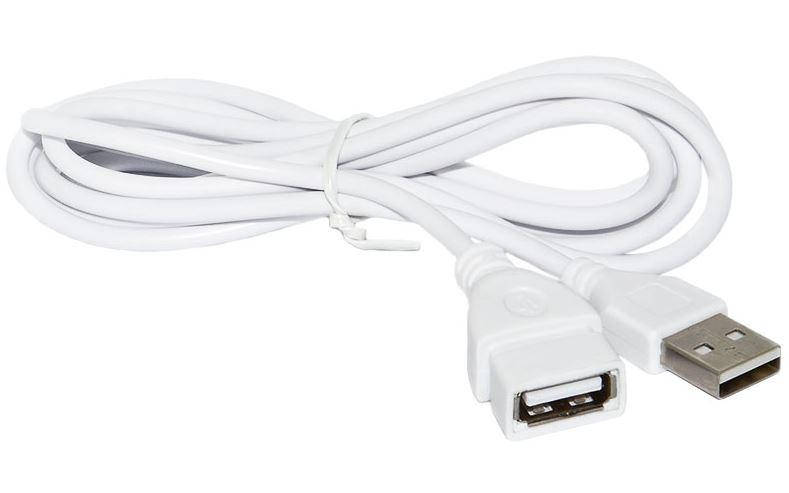 

Удлинитель USB 2.0, 1 метр, БЕЛЫЙ
