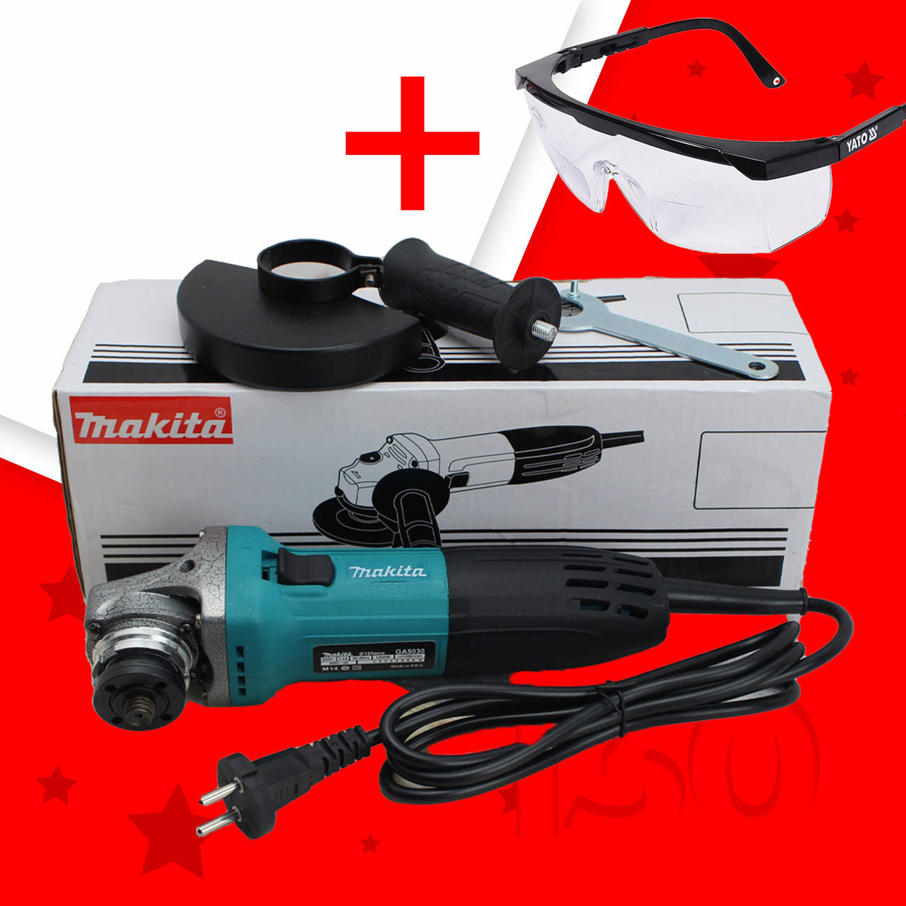 

Болгарка Makita GA 5030 720 Вт 125 мм Угловая шлифовальная машина Макита GA5030