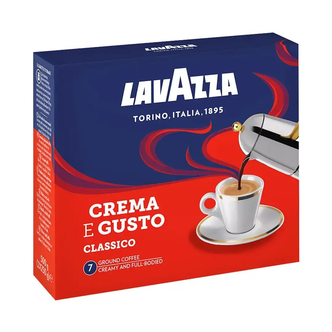 

Молотый кофе Lavazza Crema e Gusto Classico 2s 500 g