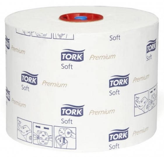 

Туалетная бумага в рулонах Tork Premium Soft 127520