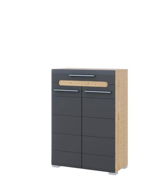 

Тумба Бьянко 2ДШ Графит / Артизан Світ Меблів