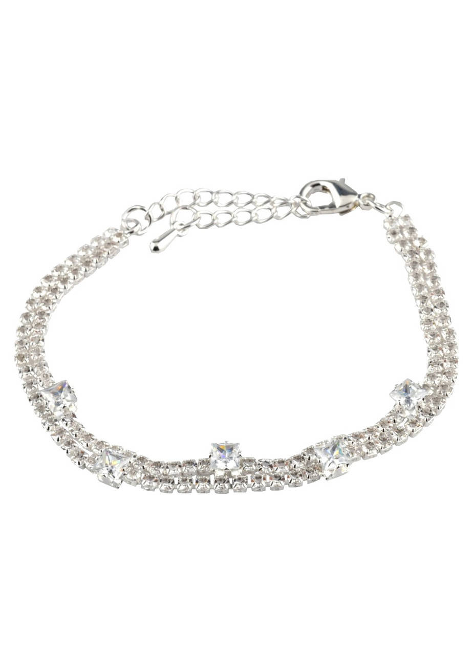 

Браслет со стразами длина 17см