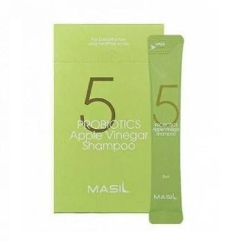 

Masil 5 Probiotics Apple Vinegar Shampoo Stick Pouch Мягкий бессульфатный шампунь с яблочным уксусом, 8 мл