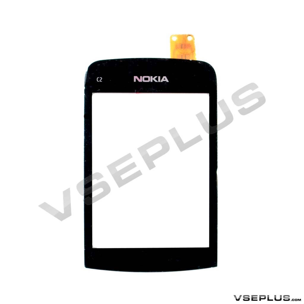 

Тачскрин (сенсор) Nokia C2-02 / C2-03 / C2-06 / C2-07 / C2-08, черный