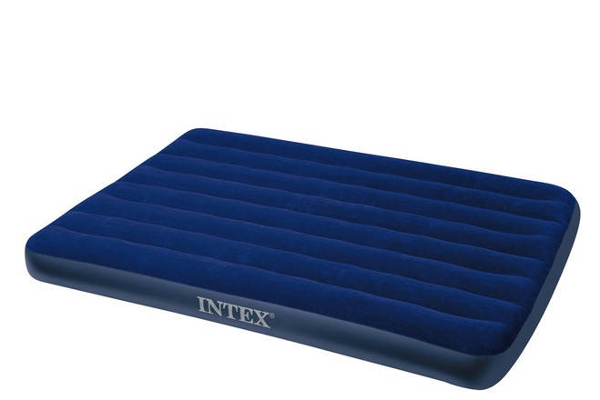 

Надувной матрас Intex 64758 Classic Downy Airbed 191х137х25 см, Синий
