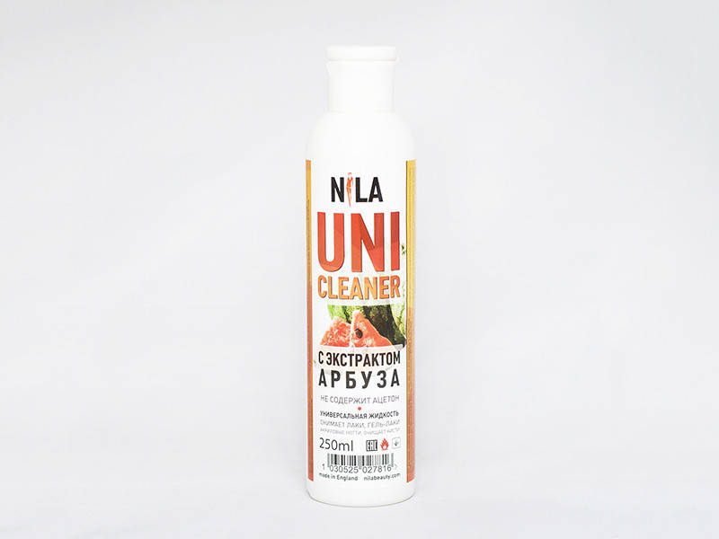 

Жидкость для снятия гель лака "Арбуз" Nila Uni-Cleaner 250 мл.