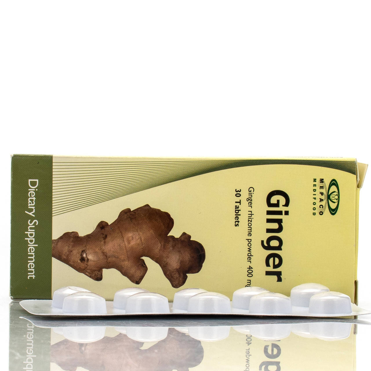 

Имбирь в таблетках Ginger, Mepaco Medifood, Египет 30 таб