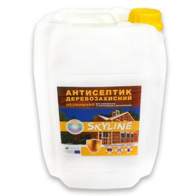 

АНТИСЕПТИК деревозащитный несмываемый, готовый к применению Skyline 5л., Желтый