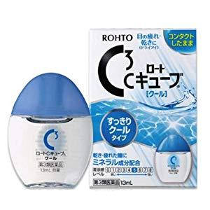 

ROHTO C3 Cube Cool Японские освежающие при ношении линз капли для глаз