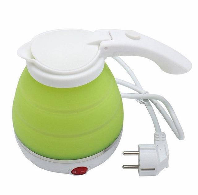 

Электрочайник дорожный силиконовый складной Foldable Travel Kettle 0.75 л Green