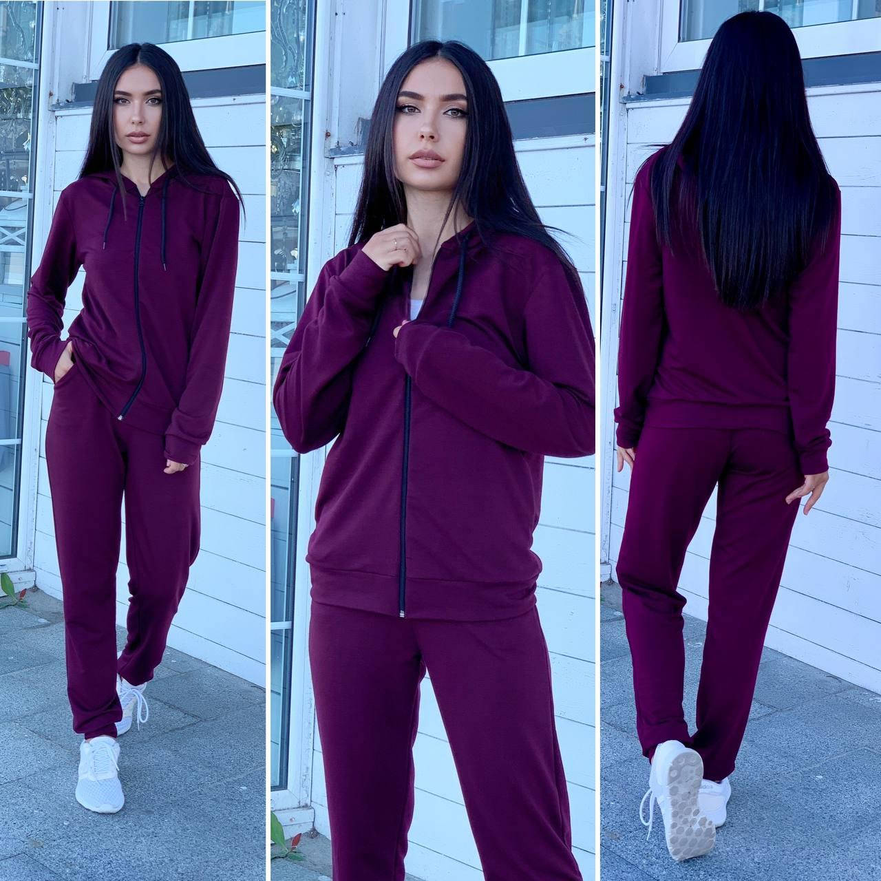 

Спортивный костюм женский Двунить (42-52)(11цв) "ALINA" недорого от прямого поставщика, Разные цвета