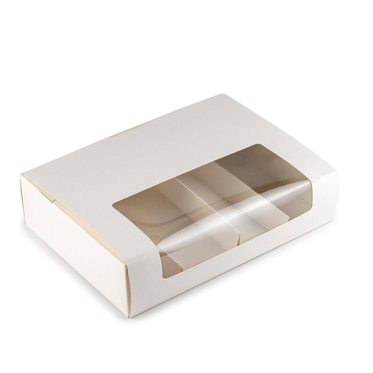 

Упаковка на 4 Эскимо с окошком 210*150*50 мм Белая, Белый