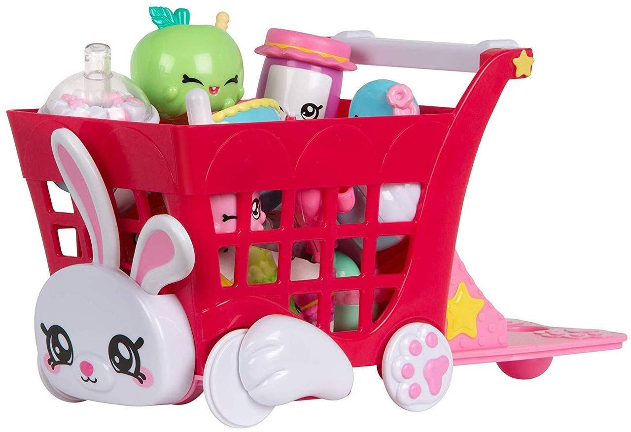 

Игровой набор Кинди Кидс Тележка для покупок Kindi Kids Rabbit Petkin Shopping Cart
