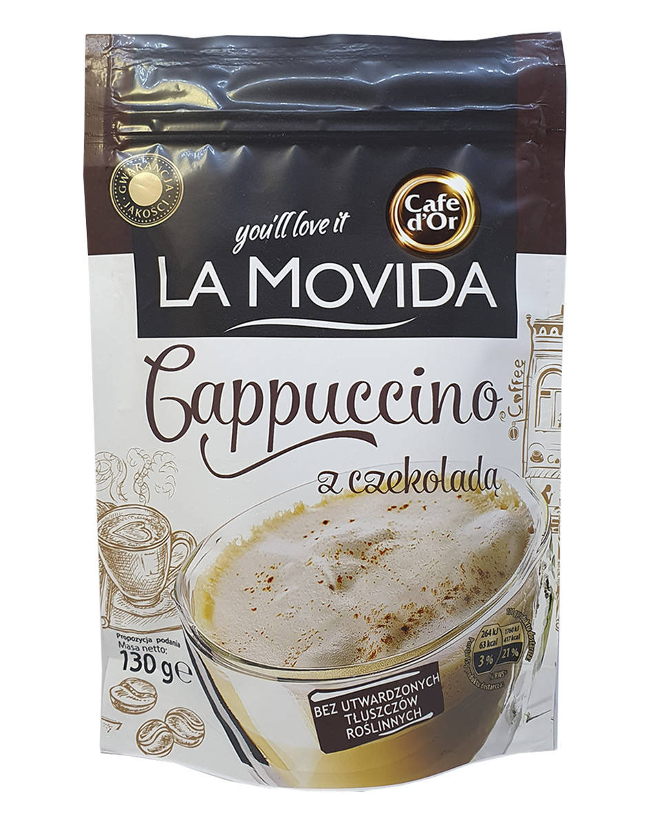

Капучино Cafe d`or La movida (шоколадний смак) 130 г