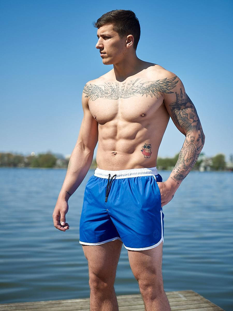 

Плавки-шорты пляжные для купания, мужские шорты для плавания, купальные пляжные шорты яркие молодежные