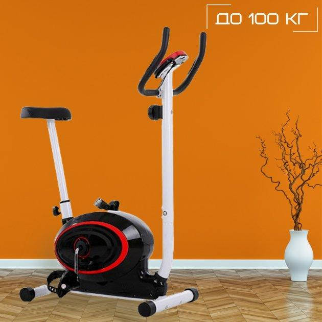 

Профессиональный Велотренажер Механический Atleto QN-B201, на 100кг черного цвета ГАРАНТИЯ 12 мес., Черный