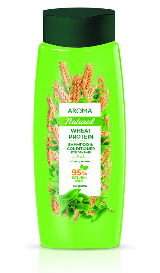 

Шампунь-кондиционер Aroma Natural c пшеничным протеином 2 в 1 400 мл