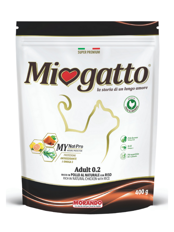 

Сухой корм для кошек Morando MioGatto с натуральной курицей 400 g