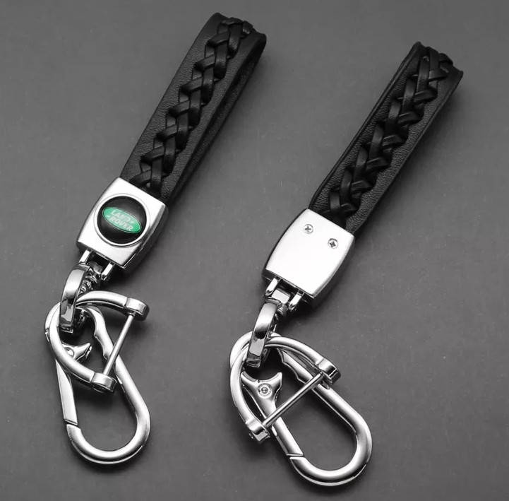 

Брелок автомобильный кожаный с карабином Land Rover (Ленд Ровер)