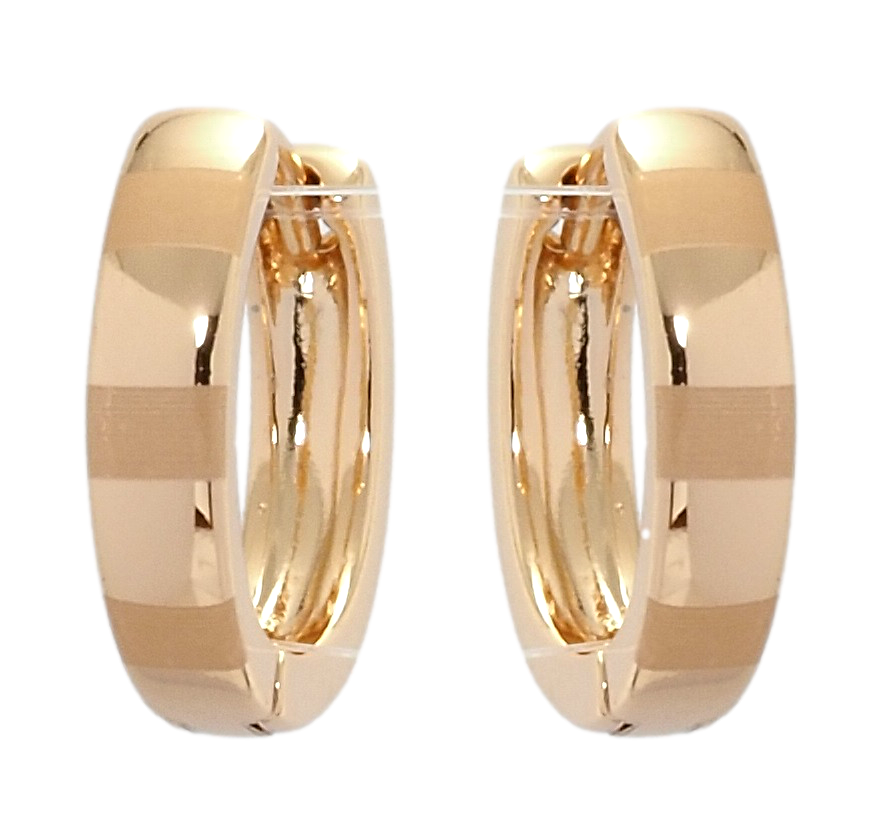 

Серьги Xuping Позолота 18K колечки "Орнамент полосы напылением"