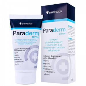 

Paraderm pirox - лечебный шампунь от перхоти, 150 г
