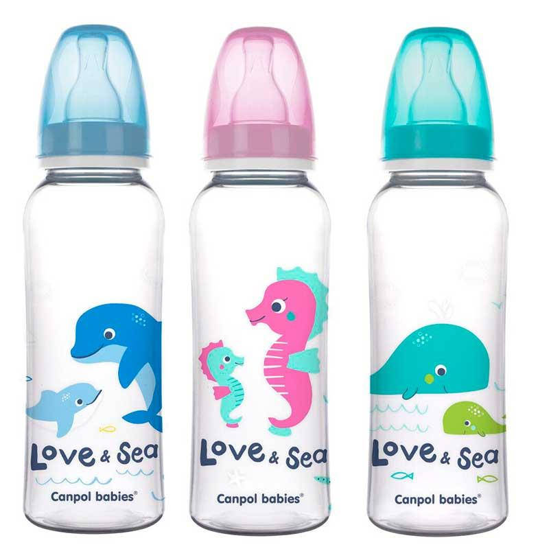 

Бутылочка для кормления Canpol Babies РР Love&See 250 мл, 59/400, Разные цвета