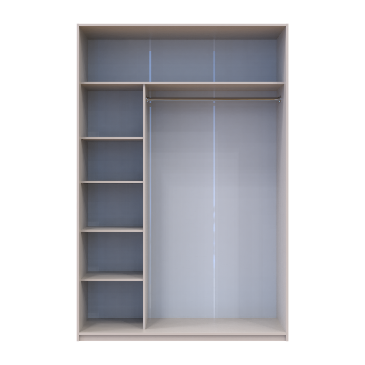 Шафа купе Doros Сіті Лайт Кашемір 2 ДСП 150х60х225 (80736347) 6