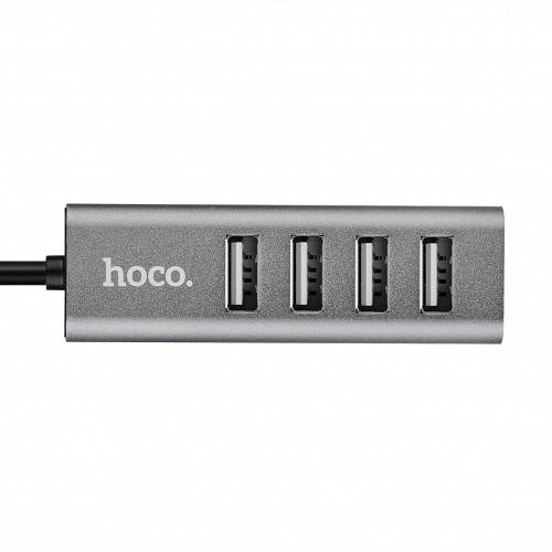 

USB HUB HOCO HB1 4USB Line Machine 0,8m Tarnish