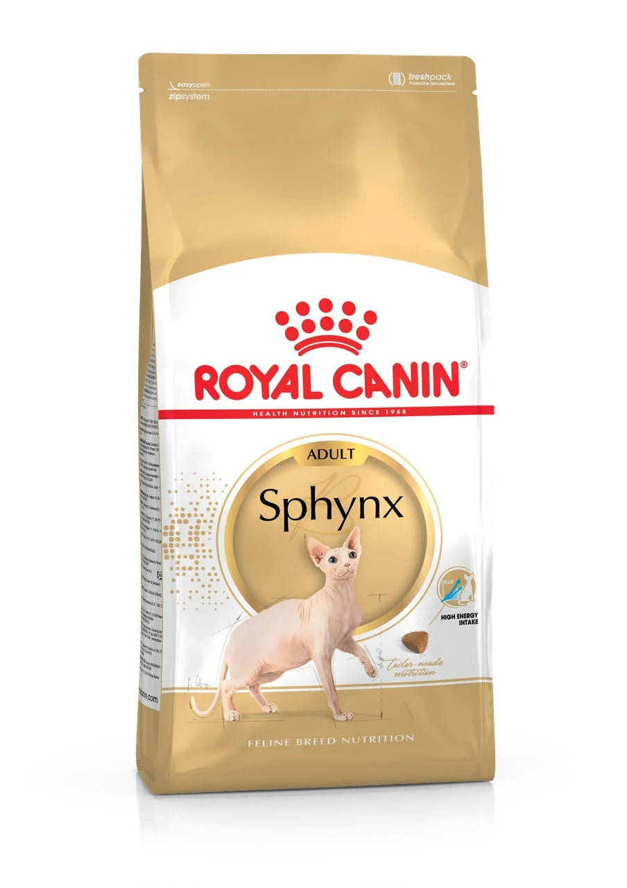 

Royal Canin Sphynx Adult (Роял Канин Сфинкс Эдалт) сухой корм для кошек породы сфинкс от 12 месяцев 2 кг.