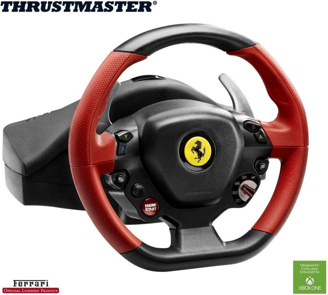 

Комплект (руль, педали) Thrustmaster Ferrari 458 Spider (4460105), Красный